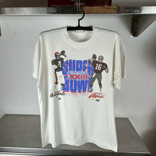 Vintage 1989 NFL Super Bowl Bengals VS 49ers T-shirt