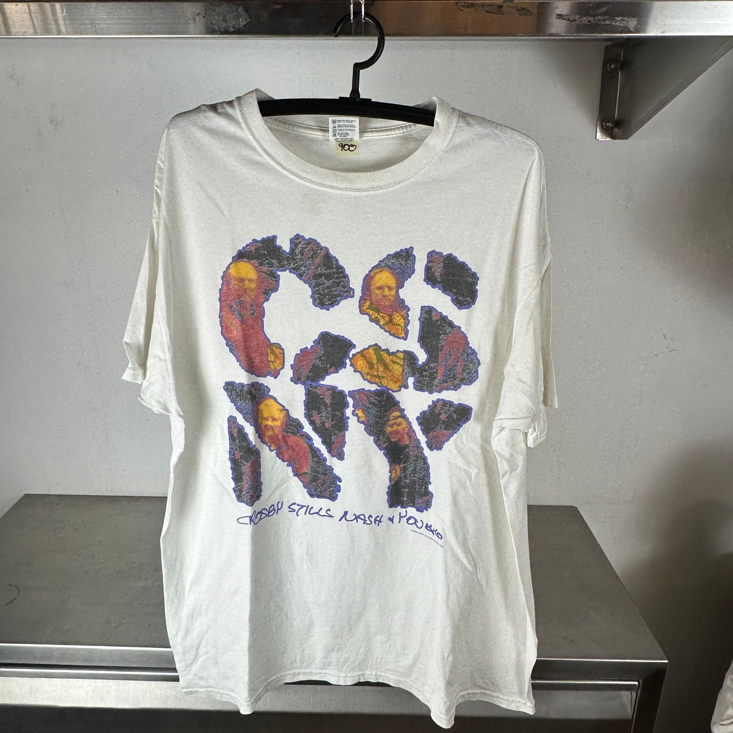 Vintage 2000 Crosby, Stills, Nash & Young Tour Rock Group T-shirt