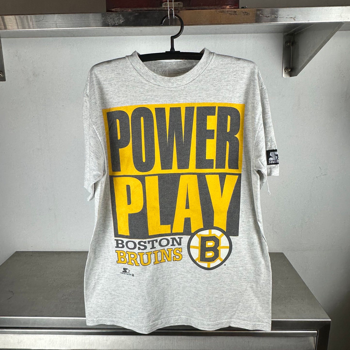 Vintage 1991 Boston Bruins Power Play NHL T-shirt