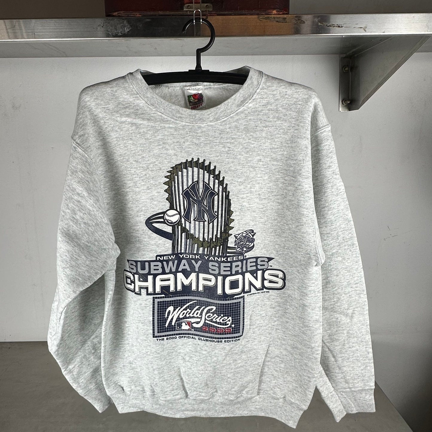 Vintage 2000 New York Yankees Subway Series Champions Sweatshirt