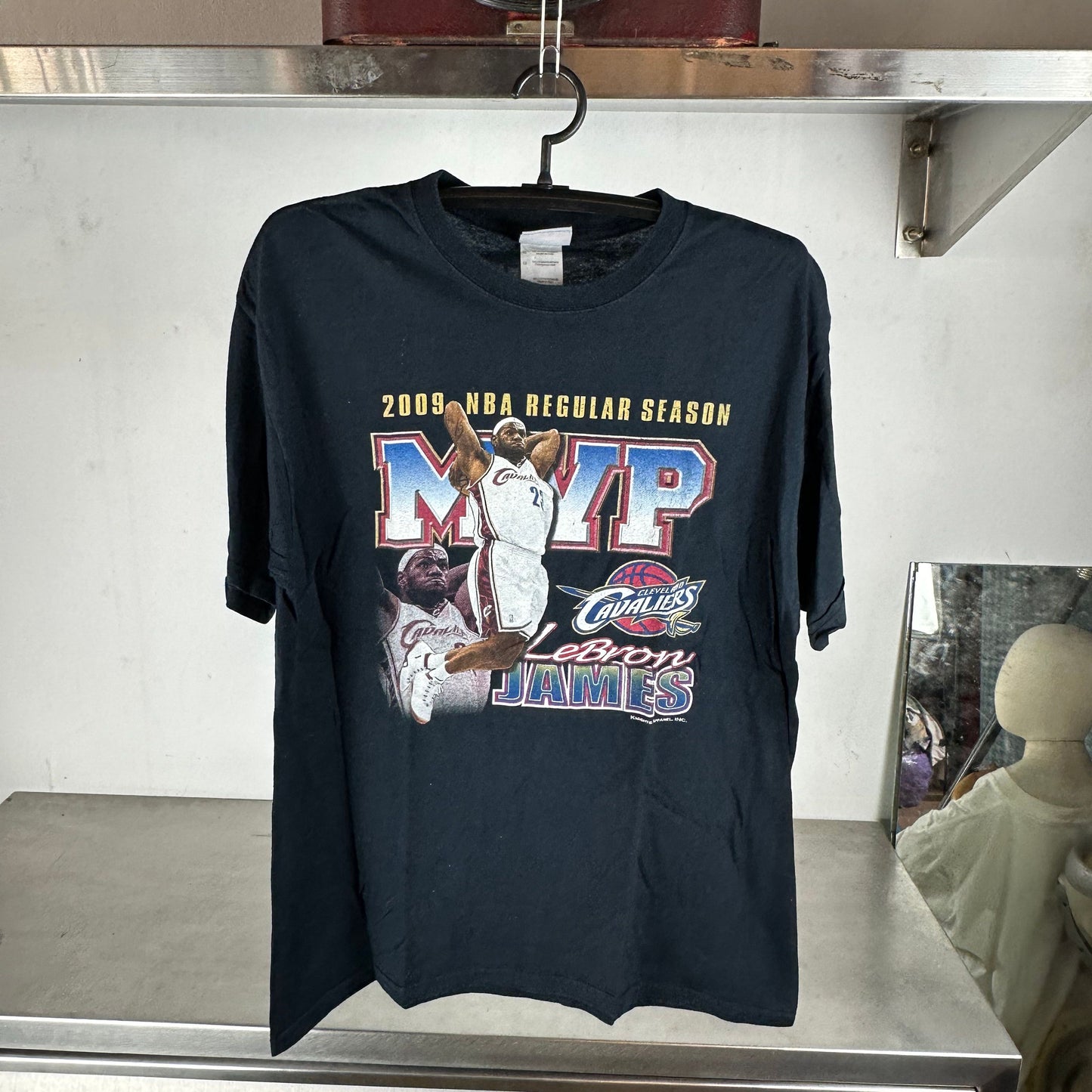 2009 Lebron James Cavaliers NBA Season MVP T-shirt