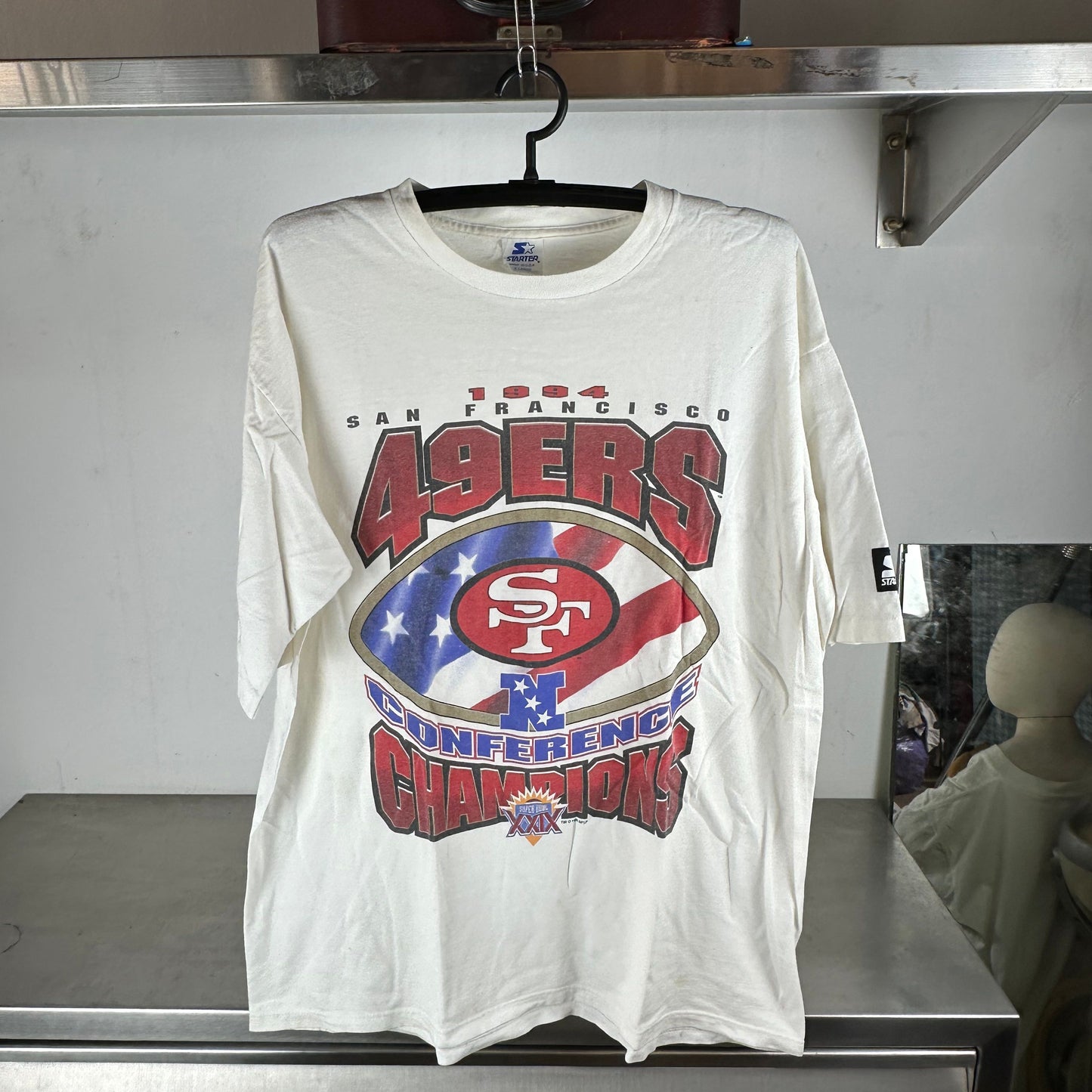 Vintage 1994 San Francisco 49ers Conference Champions NFL T-shirt