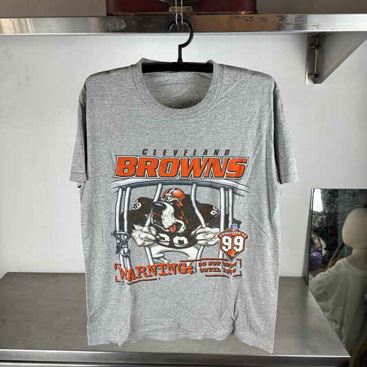 Vintage Cleveland Browns Countdown to 1999 NFL T-shirt