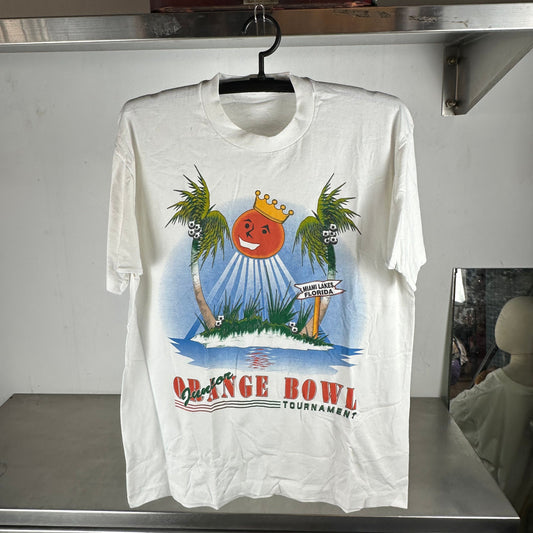 Vintage 90s Junior Orange Bowl Tournament Miami Florida Graphic T-shirt