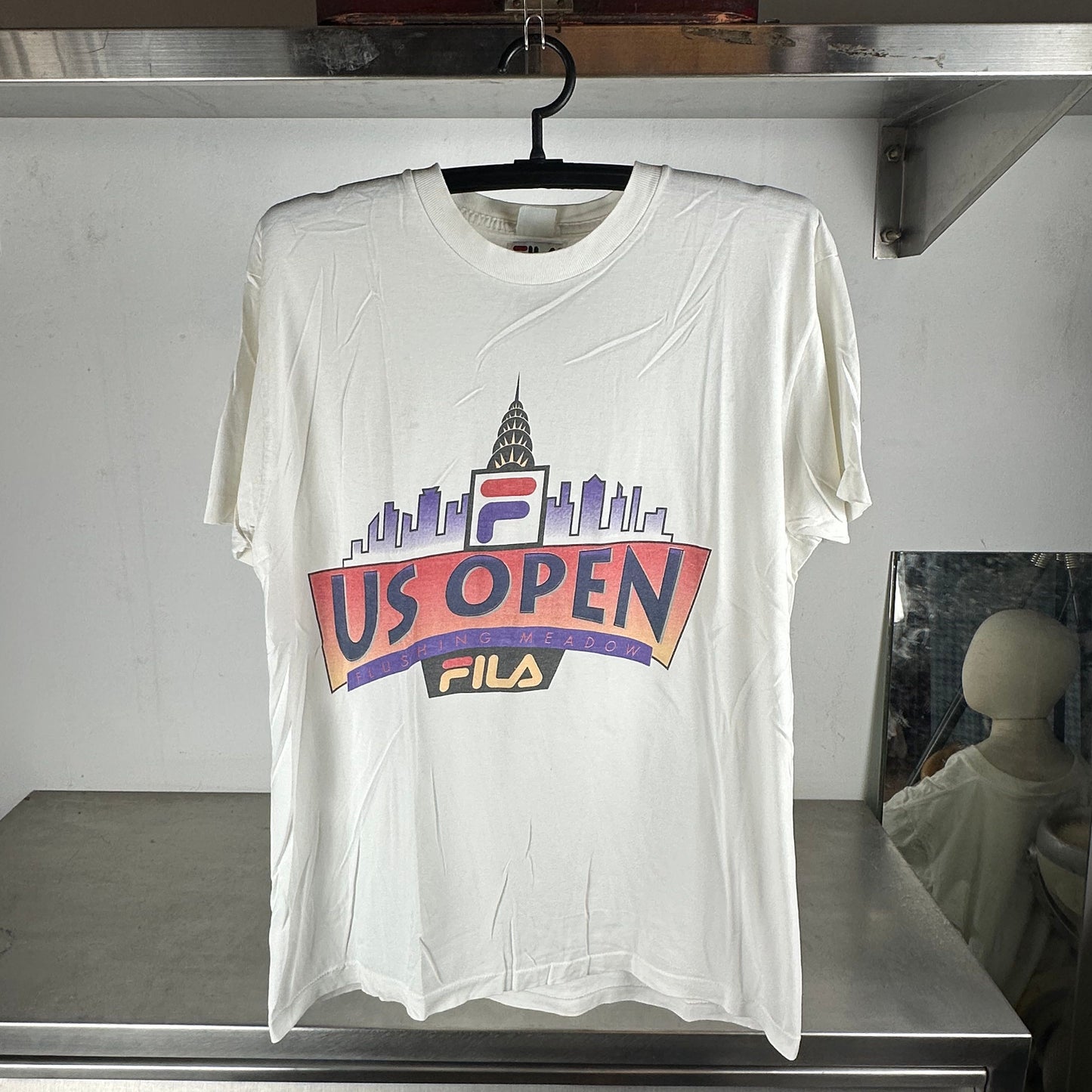 Vintage 90s Fila US Open Tennis Championship Flushing Meadow T-shirt