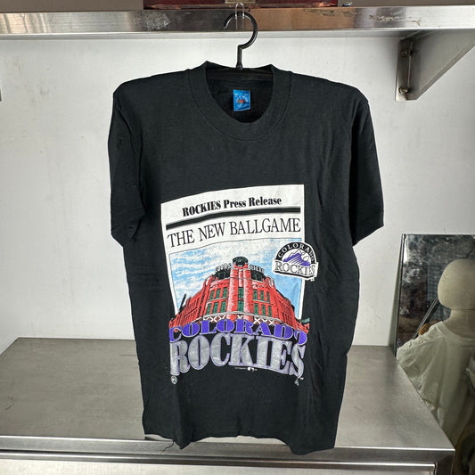 Vintage 1995 Colorado Rockies The New Ballgame MLB T-shirt