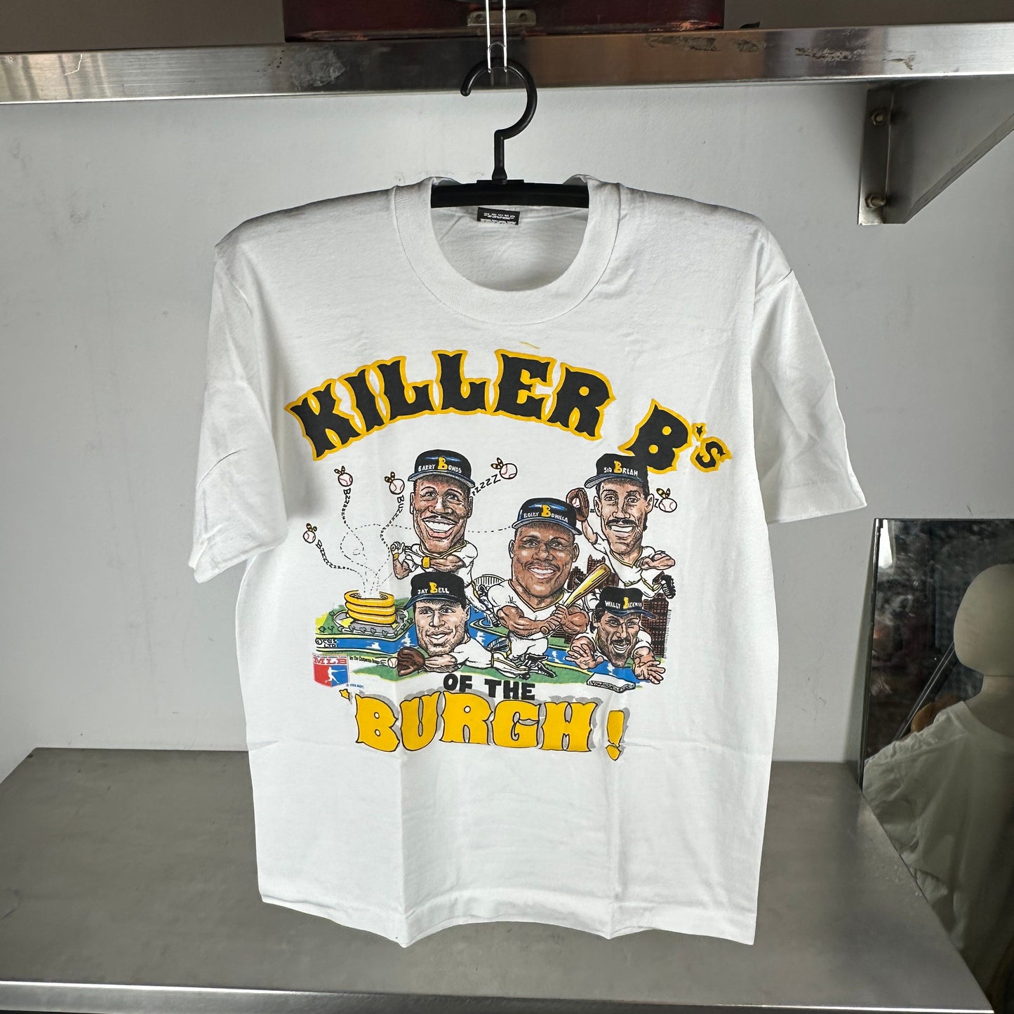 Vintage 1988 Pittsburgh Pirates Killer B's MLB Caricature T-shirt