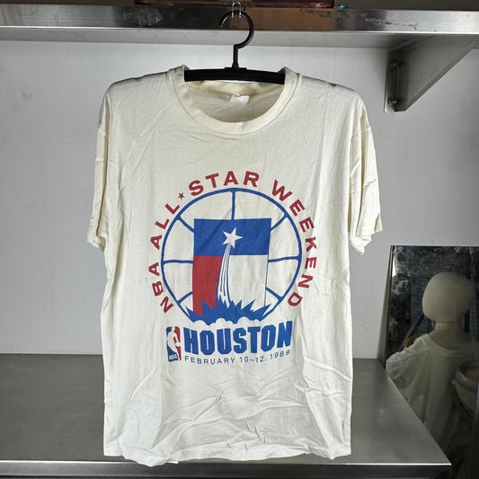 Vintage 1989 NBA All Star Weekend Houston Promo T-shirt