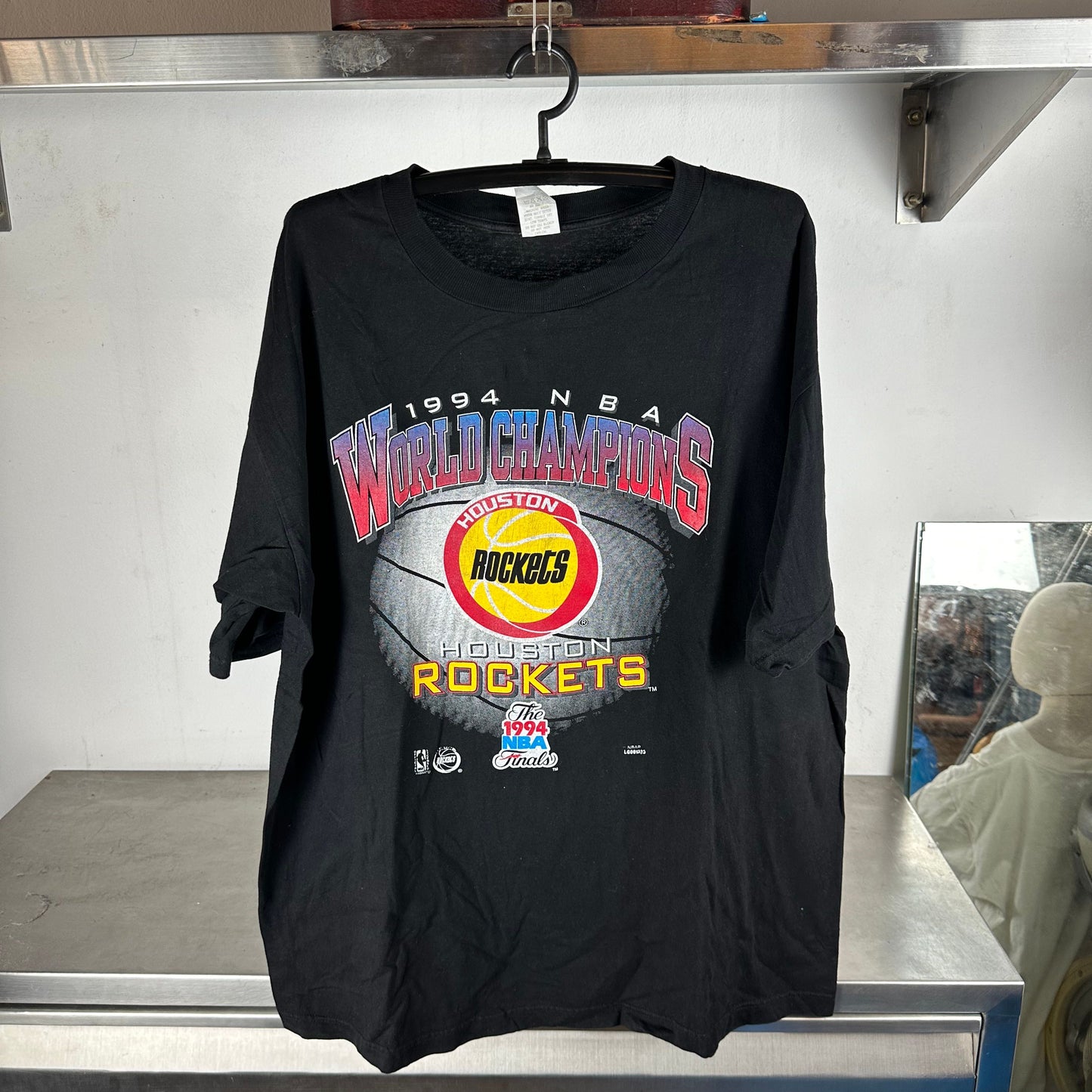Vintage 1994 Houston Rockets NBA World Champions 2XL T-Shirt