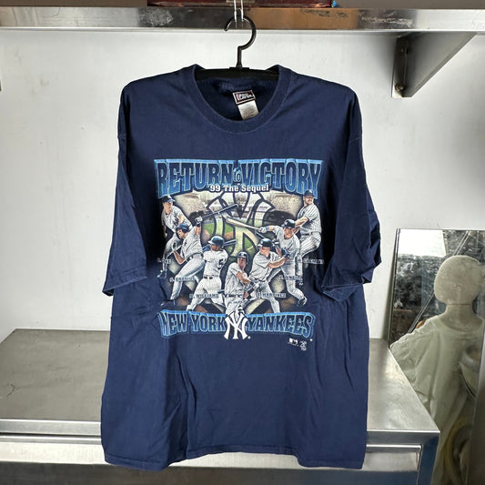 Vintage 1999 New York Yankees Return To Victory MLB T-Shirt