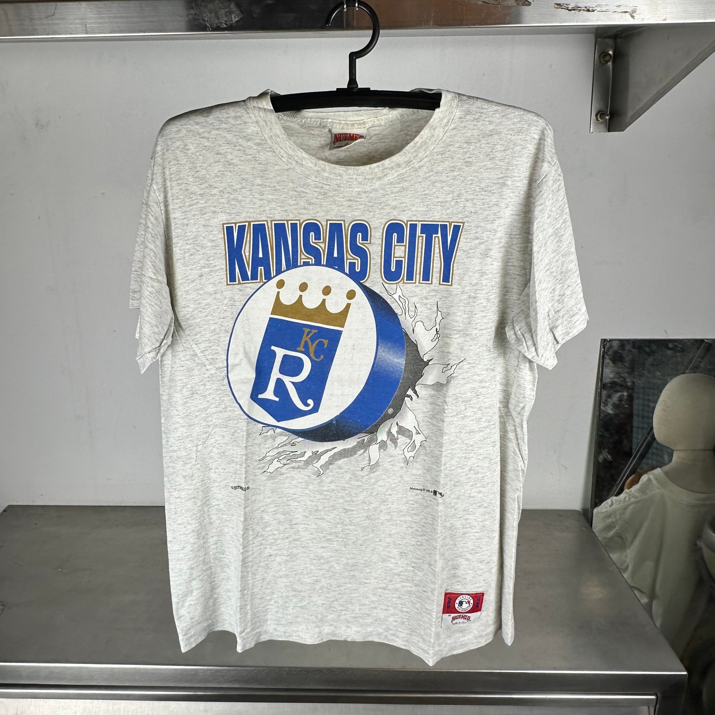 Vintage 90s Kansas City Royals Breakthrough MLB Nutmeg T-Shirt