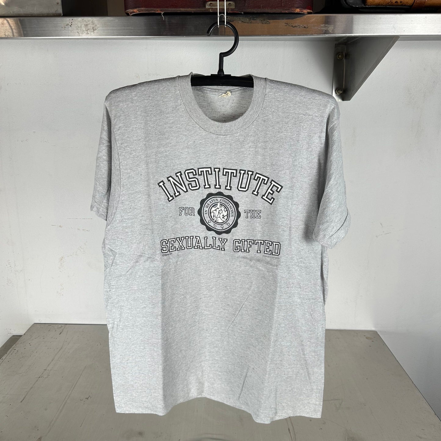 Vintage 1985 Institute For The Sexually Gifted Humor T-Shirt