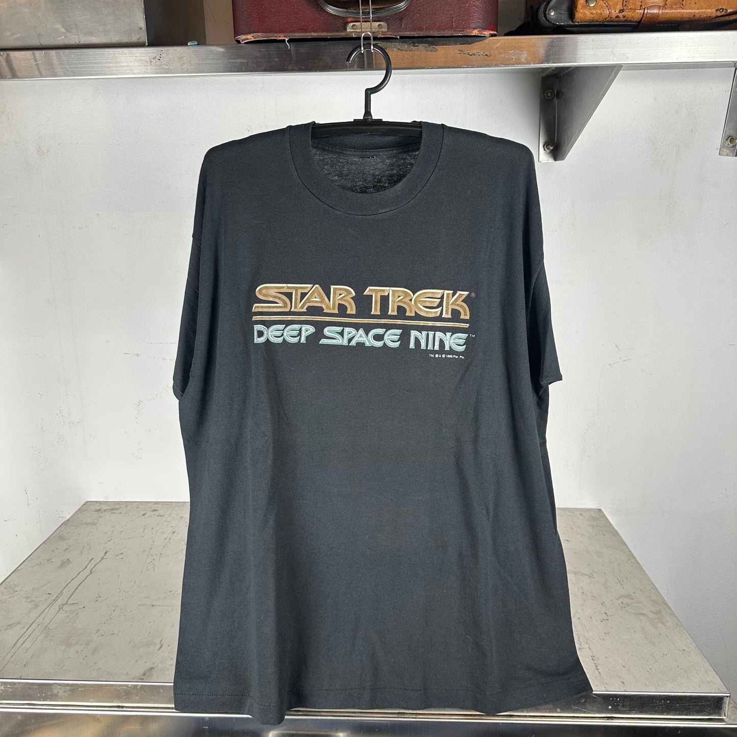 Vintage 1993 Star Trek Deep Space Nine TV Show Promo XL T-Shirt