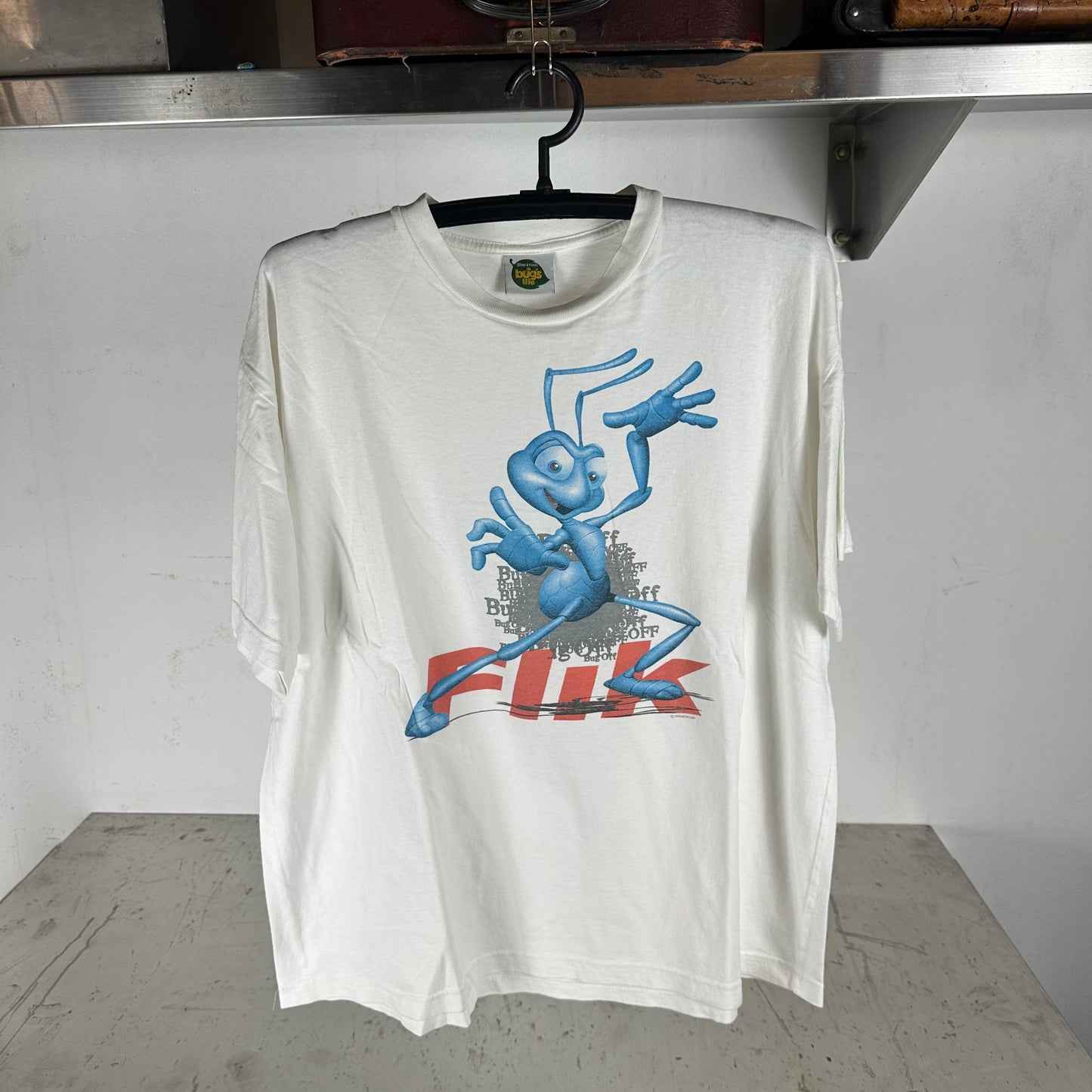Vintage 90s A Bug's Life Flik Disney Movie Promo XL T-Shirt