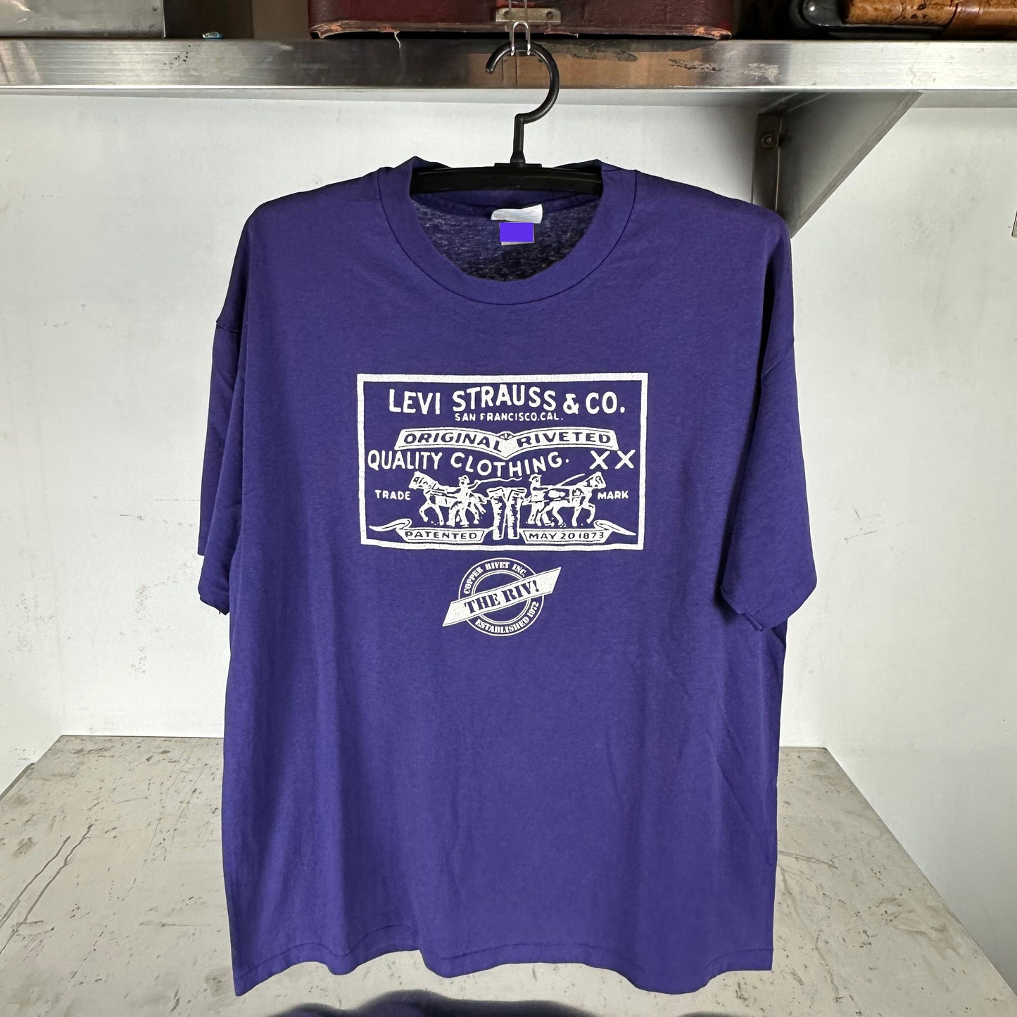 Vintage 90s Levi Strauss & Co Promo Graphic XL T-Shirt