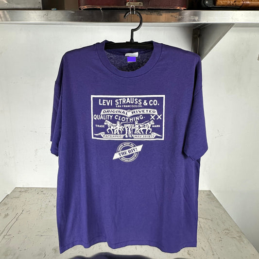 Vintage 90s Levi Strauss & Co Promo Graphic XL T-Shirt