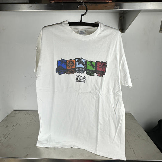 Vintage 2003 Nokia 5100 Series Mobile Phone Promo Graphic T-shirt