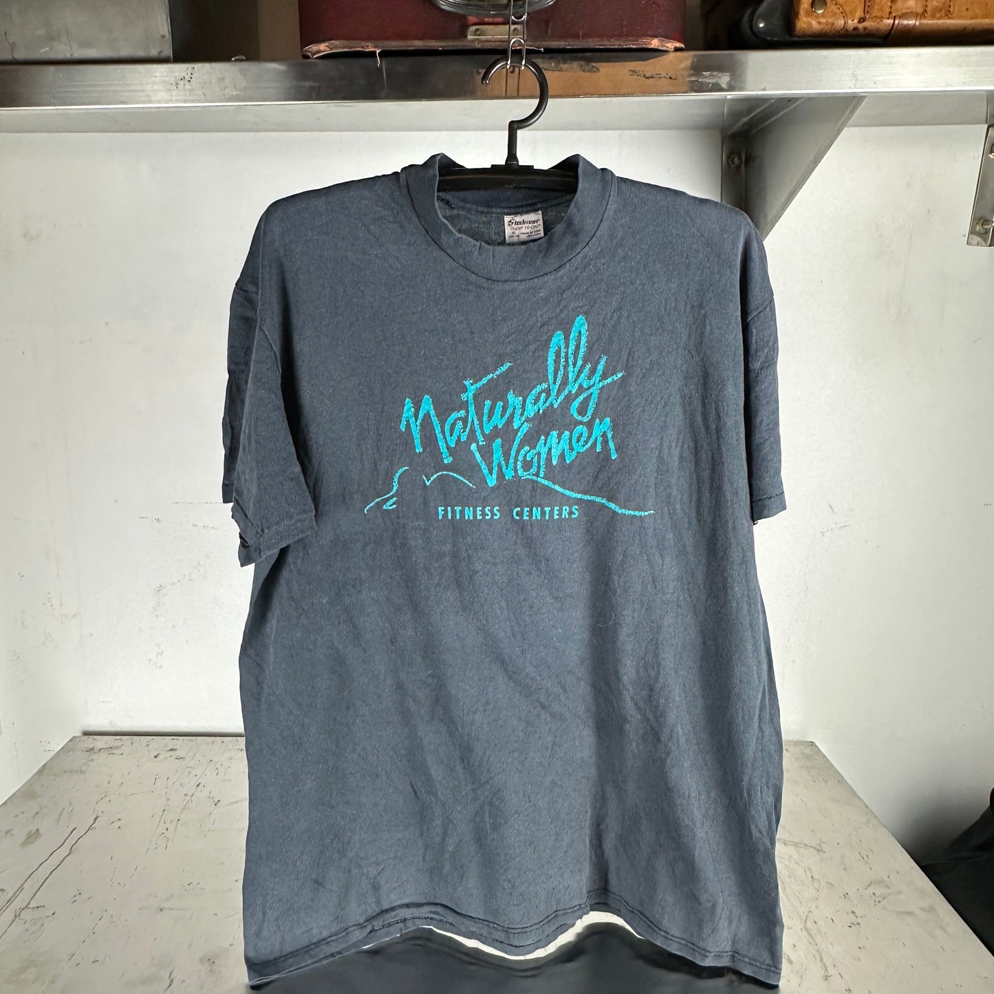 Vintage 80s Naturally Women Fitness Centers Graphic T-shirt