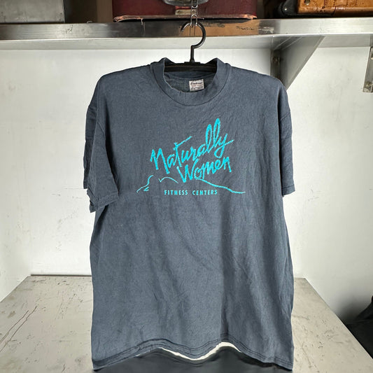 Vintage 80s Naturally Women Fitness Centers Graphic T-shirt
