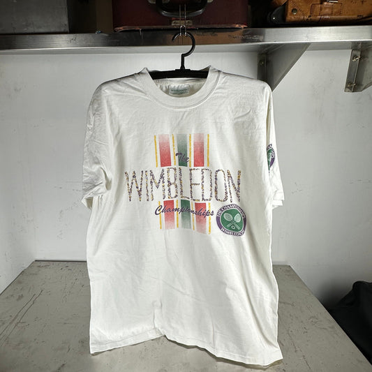 Vintage 90s Wimbledon Tennis Championship Tennis Museum XL T-shirt