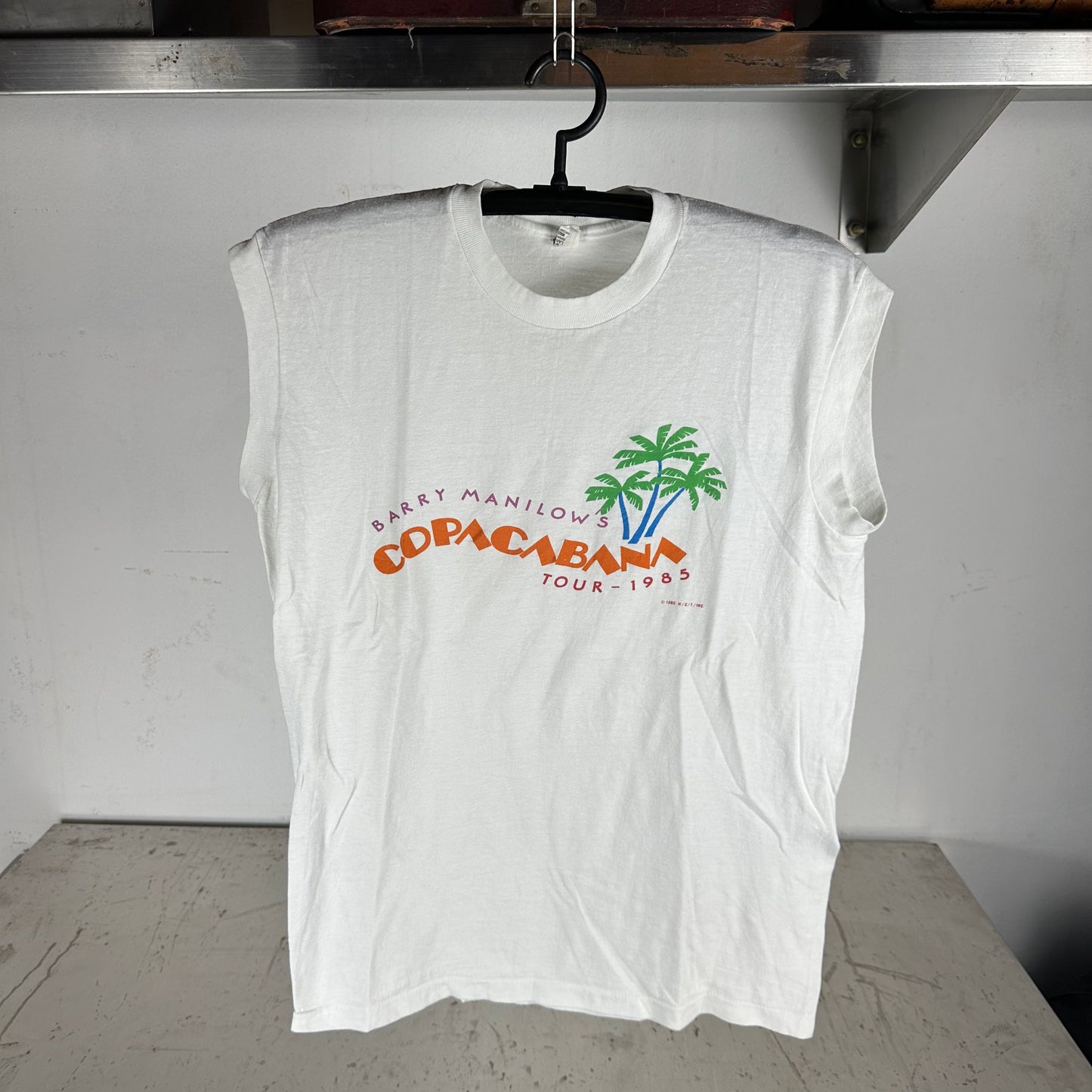 Vintage 1985 Barry Manilow Copacabana Tour Concert T-shirt