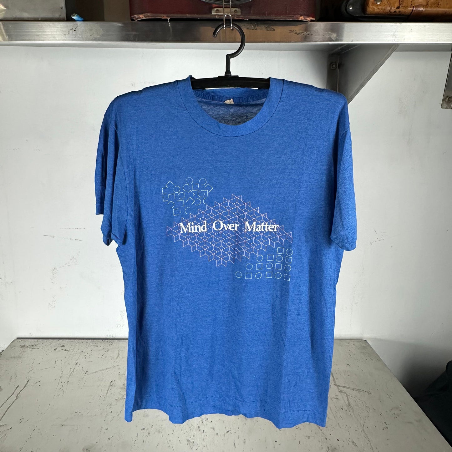 Vintage 80s Mind Over Matter Mind Write Express Promo T-shirt
