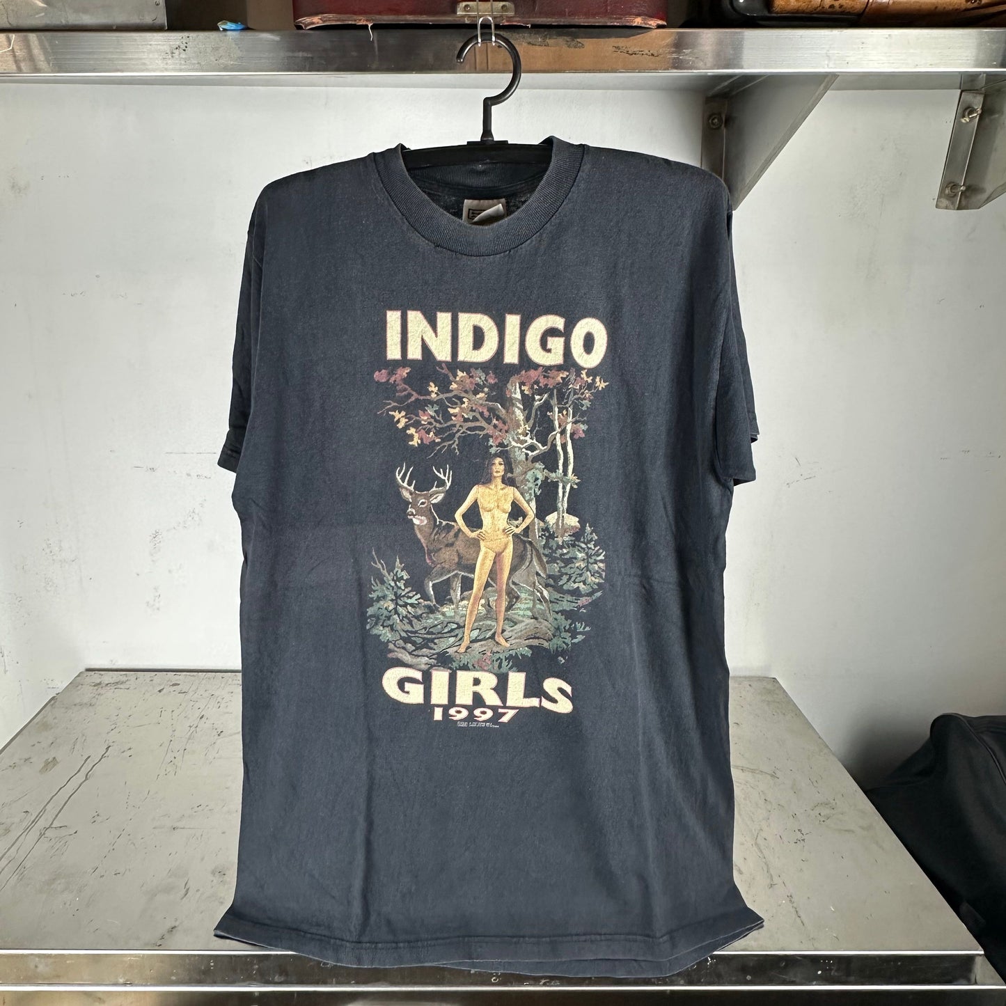 Vintage 1997 Indigo Girls Tour Folk Rock Band T-shirt