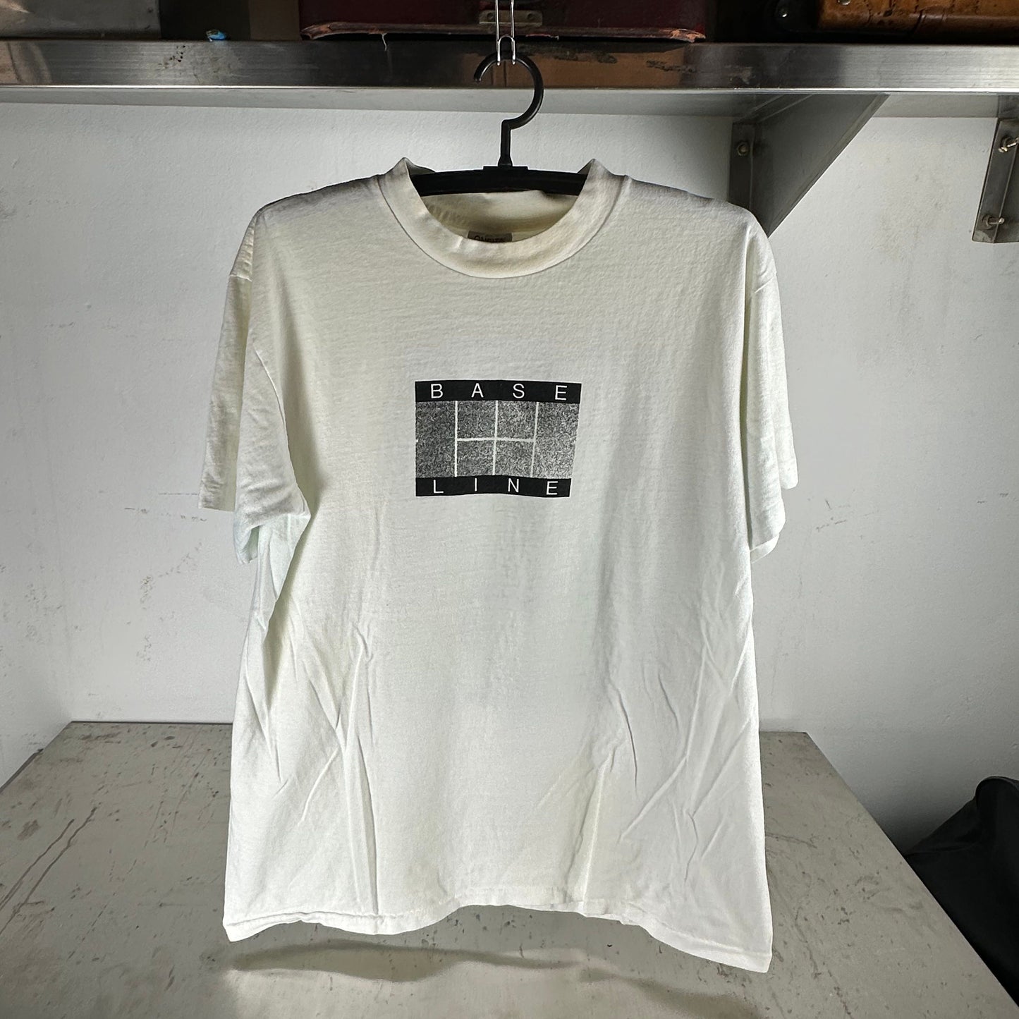 Vintage 90s Baseline Tennis Double Sided Graphic XL T-shirt
