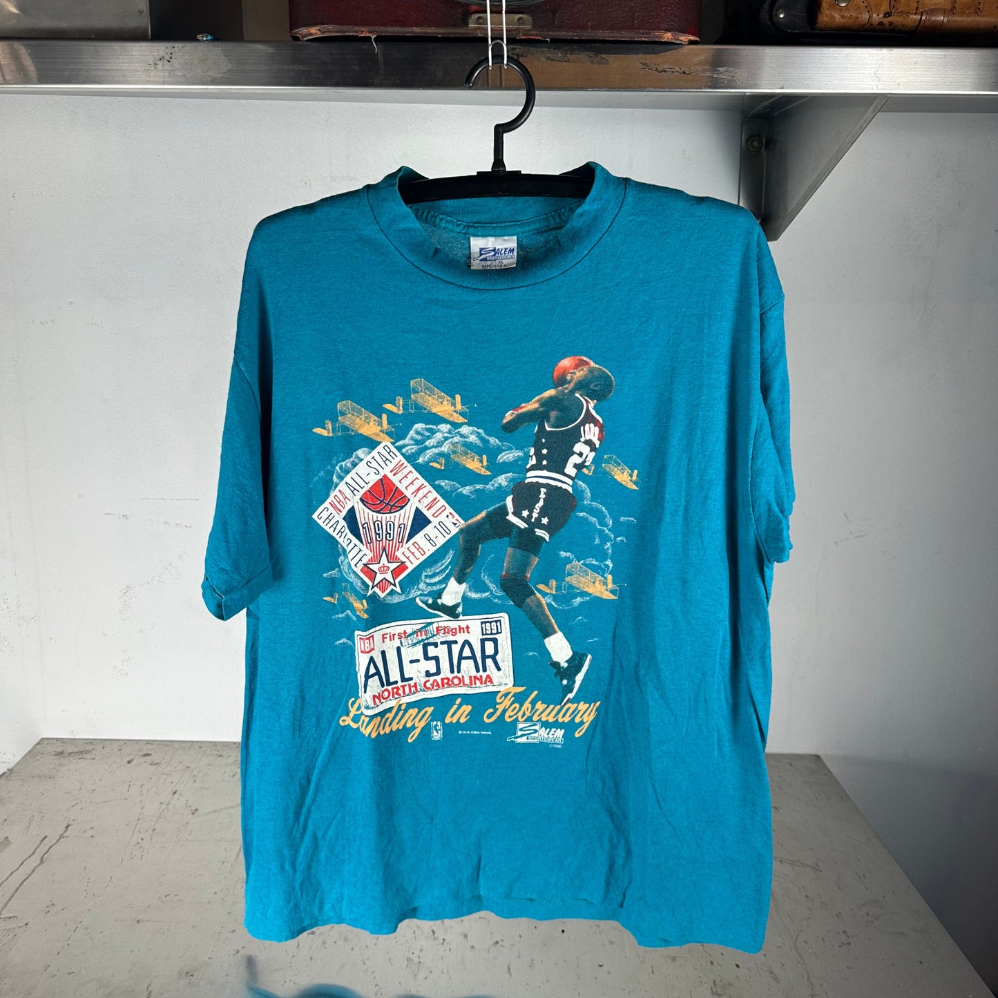Vintage 1991 NBA All-Star Weekend Michael Jordan Salem Sportswear T-shirt