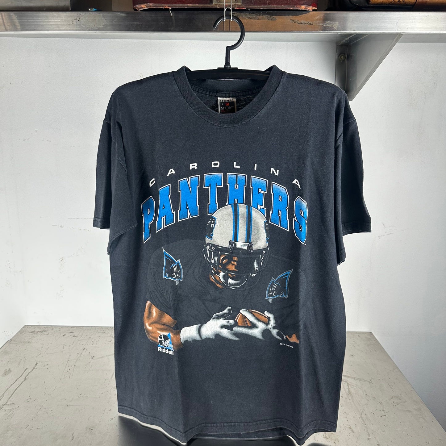 Vintage 1996 Carolina Panthers NFL Double Sided Graphic T-shirt