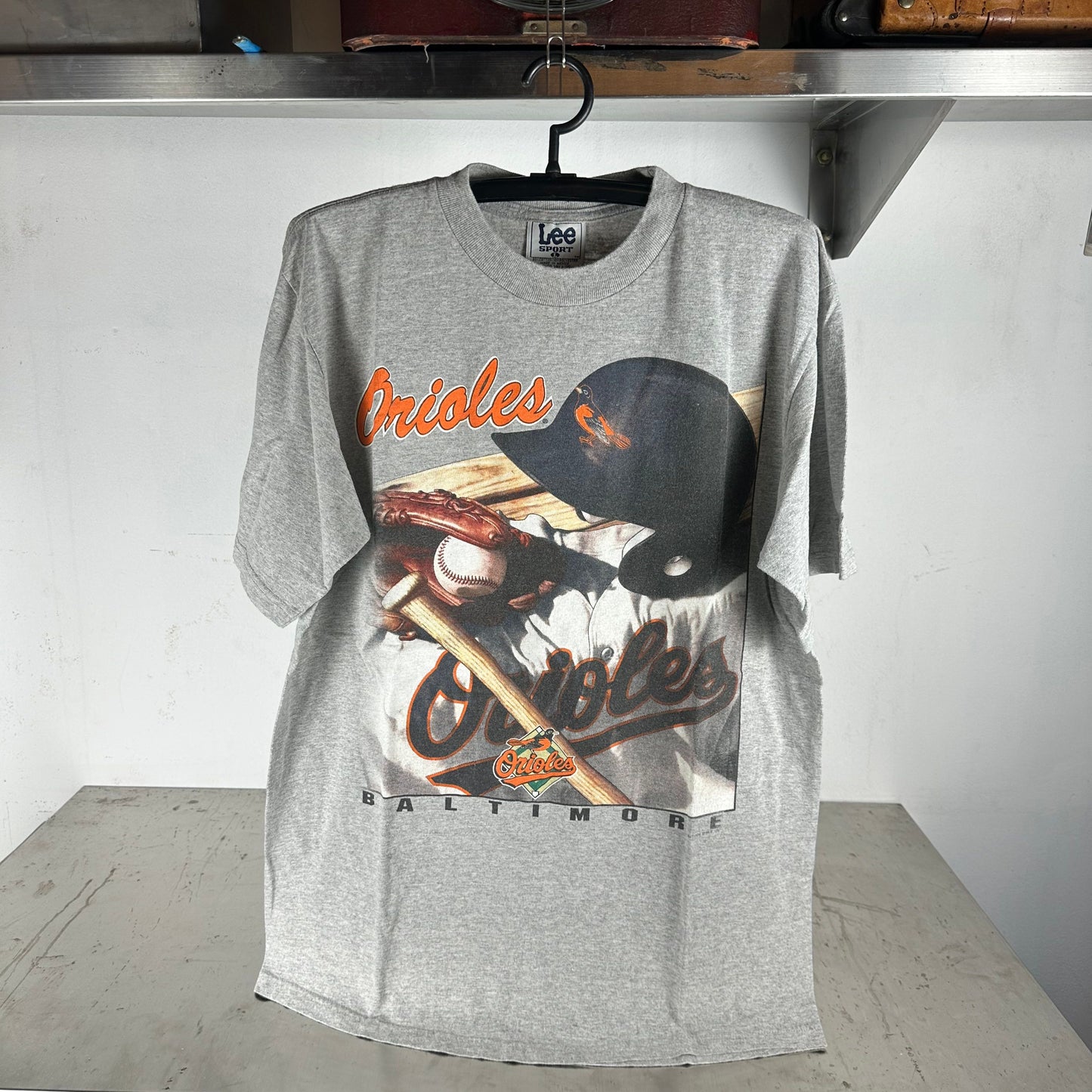 Vintage 90s Baltimore Orioles Baseball MLB Graphic Large T-shirt