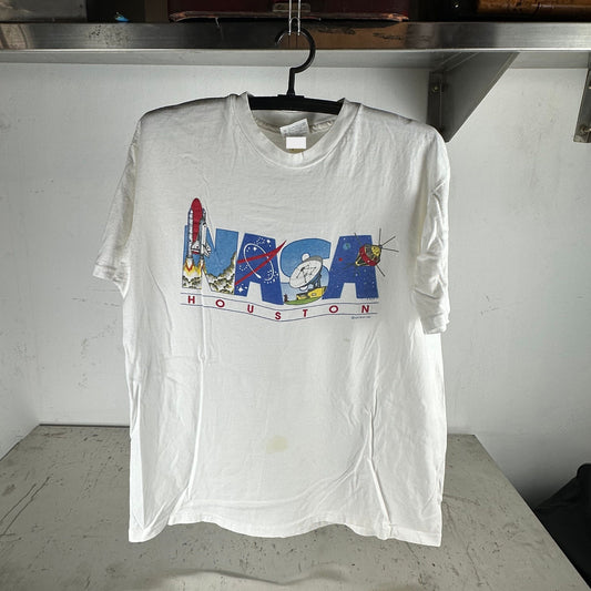 Vintage 1991 NASA Houston Logo Space Artwork T-shirt