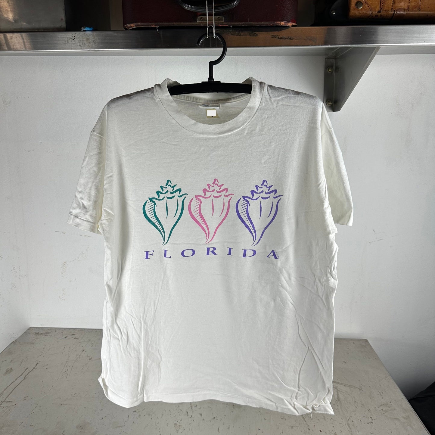 Vintage 90s Champion Florida Shells Tourist Graphic T-shirt