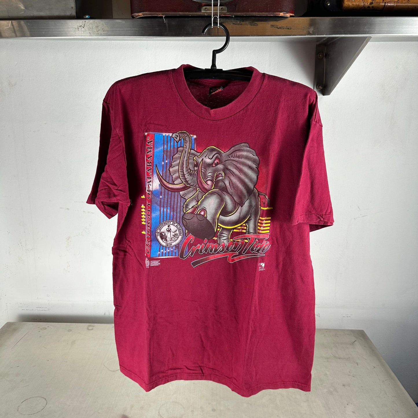Vintage 90s Alabama Crimson Tide NCAA Graphic T-shirt