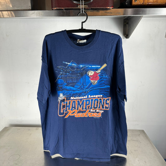 Vintage 1998 San Diego Padres MLB League Champions Graphic T-shirt
