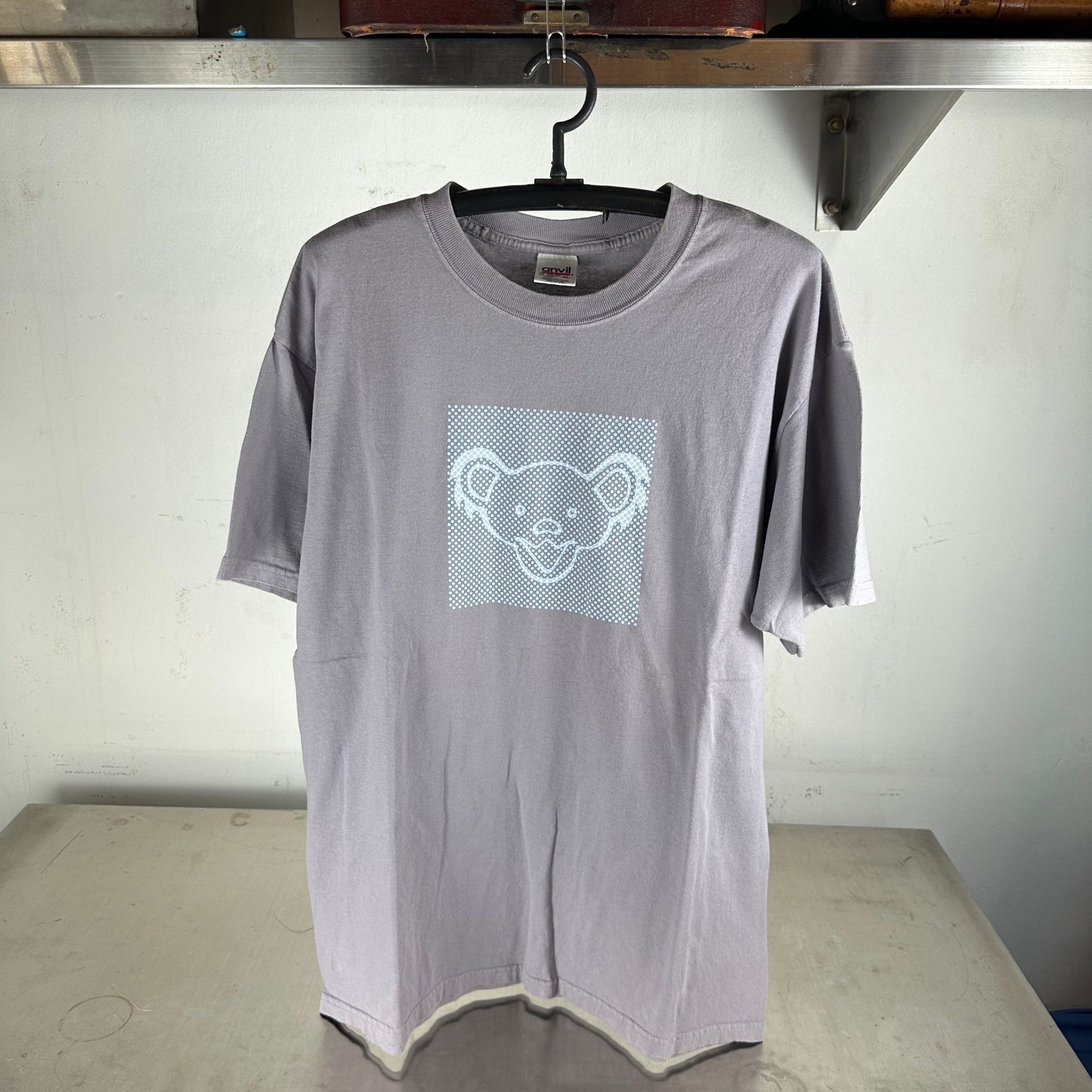 Vintage 90s Grateful Dead Bear Rock Band Graphic T-Shirt
