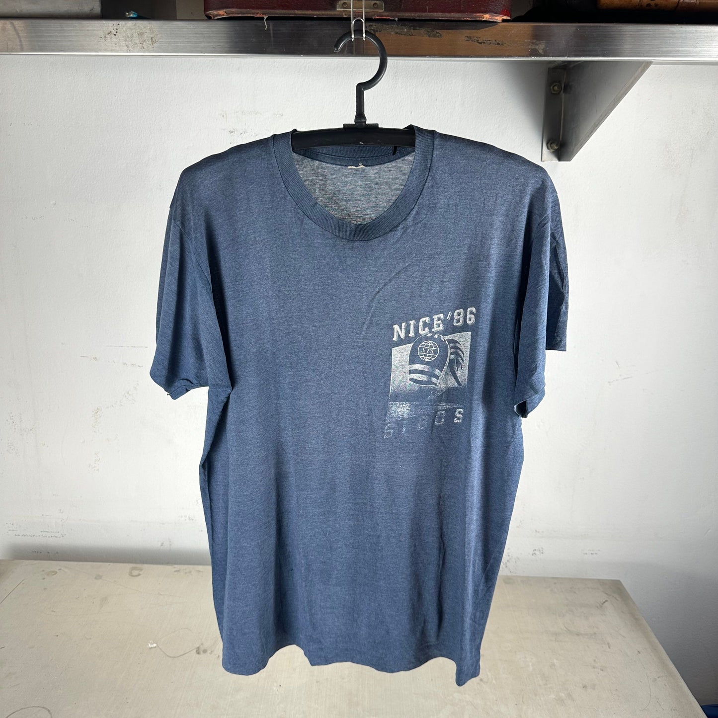 Vintage 1986 Nice Sibos France Tourist T-Shirt