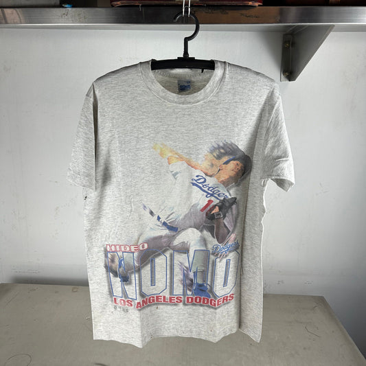 Vintage 90s Hideo Nomo Los Angeles Dodgers MLB Salem Sportswear T-Shirt