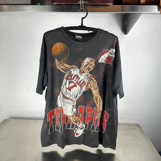 Vintage 90s Maryland Terrapins Basketball NCAA AOP T-Shirt