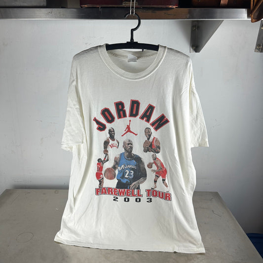 Vintage 2003 Michael Jordan Farewell Tour NBA Tribute T-Shirt
