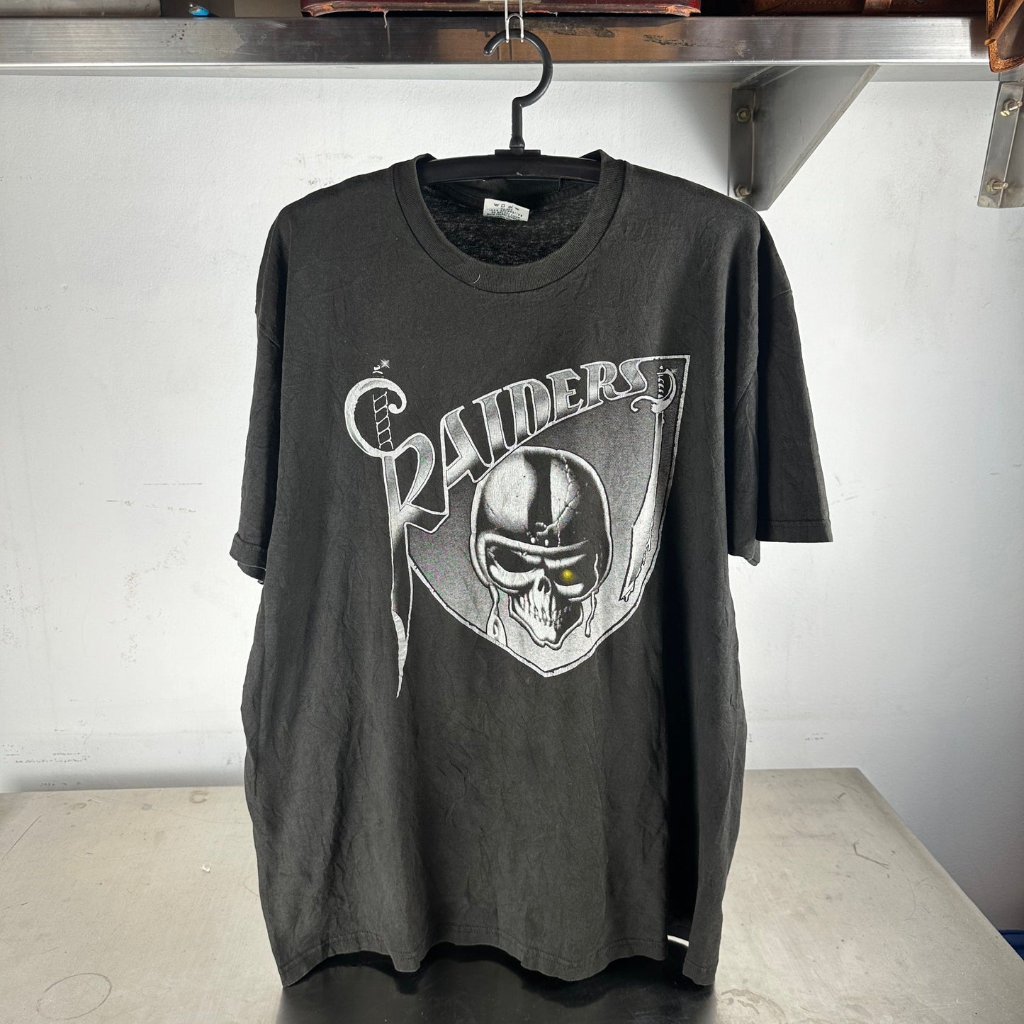 Vintage 90s Los Angeles Raiders NFL Tour Double Sided T-Shirt