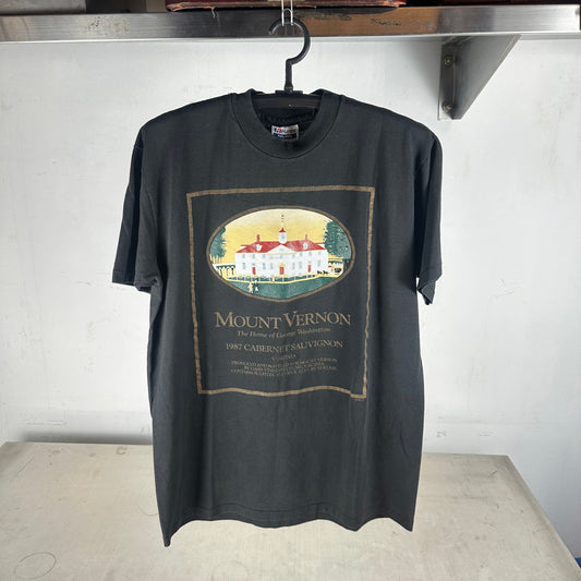 Vintage 1987 Mount Vernon Cabernet Sauvignon Wine Vineyard Graphic T-Shirt