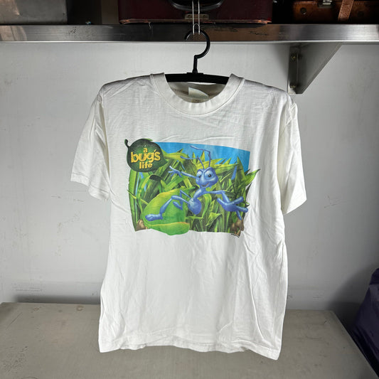 Vintage 90s A Bug's Life Flik Disney Pixar Movie Promo Graphic T-Shirt