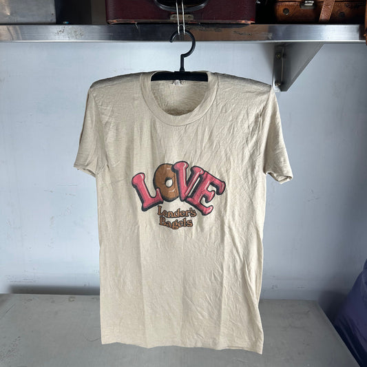 Vintage 1970s/80s Lender's Bagels Love Single Stitch T-shirt