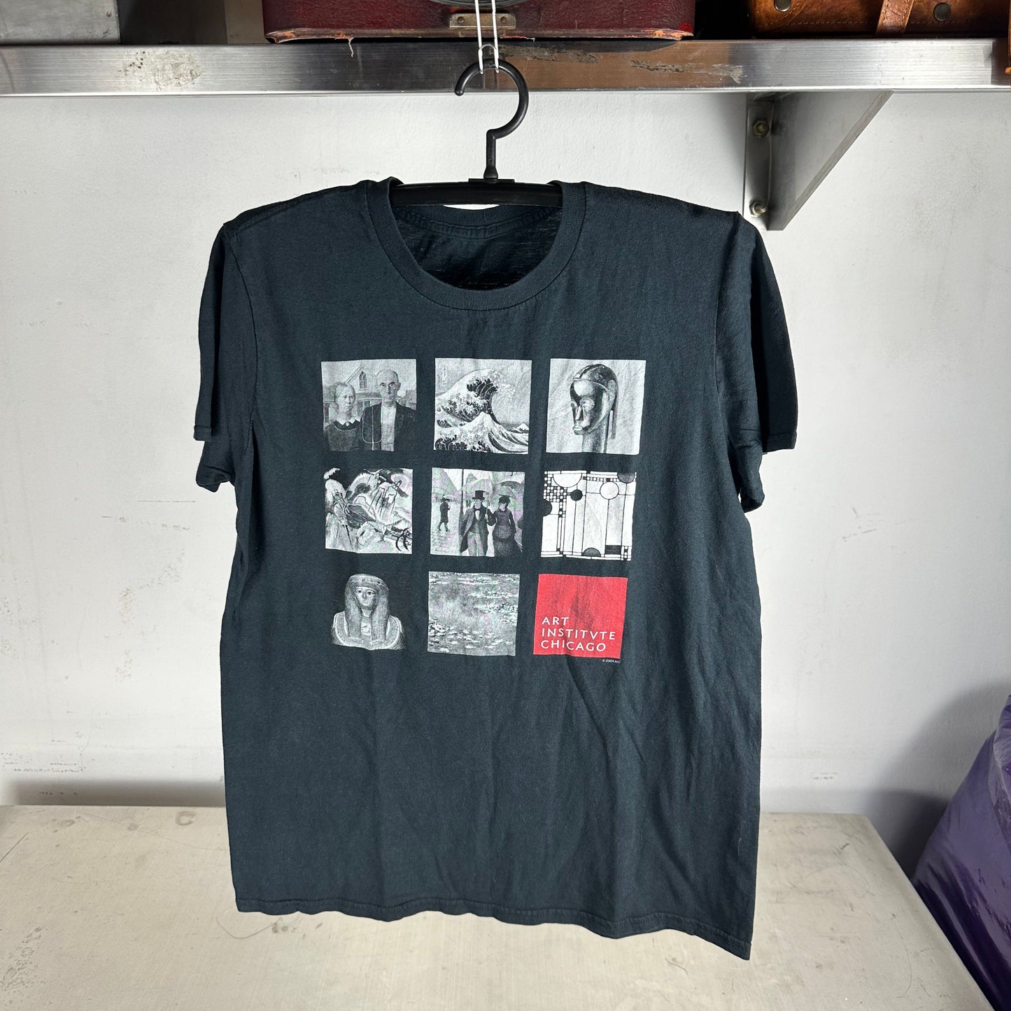 2009 The Art Institute of Chicago Museum Art Graphic T-shirt