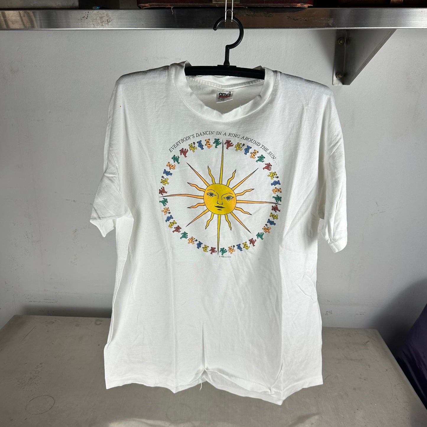Vintage 1988 Grateful Dead Everybody's Dancin In A Ring Around The Sun T-shirt