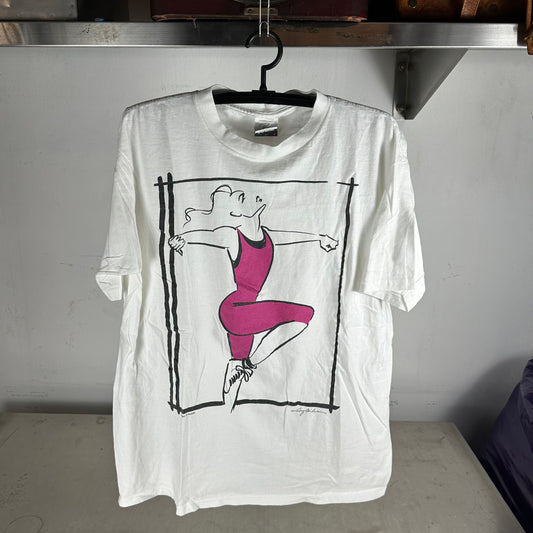 Vintage 1993 Ty Wilson Artwork Art Graphic Single Stitch T-shirt