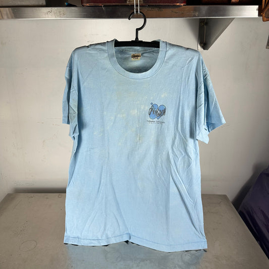 Vintage 1989 80s Columbia University Orientation Artwork Graphic T-shirt