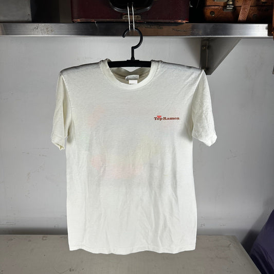 Vintage 80s Nissin Ramen Souper Heroes Graphic Promo T-shirt