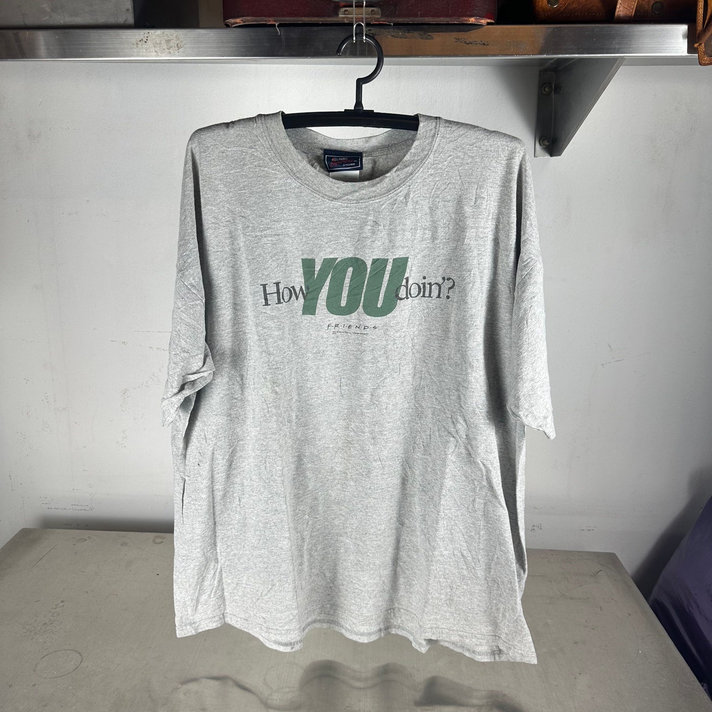 Vintage 2002 Friends Sitcom How You Doin? Promo T-shirt